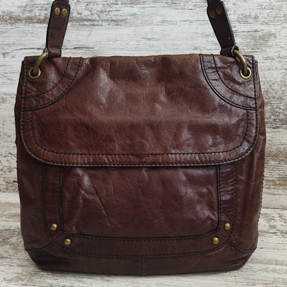 Fossil Handbags - ⚁Vintage Fossil Leather Hobo Shoulder